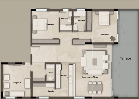 Marissa Elite Unit F3 Floor Plan